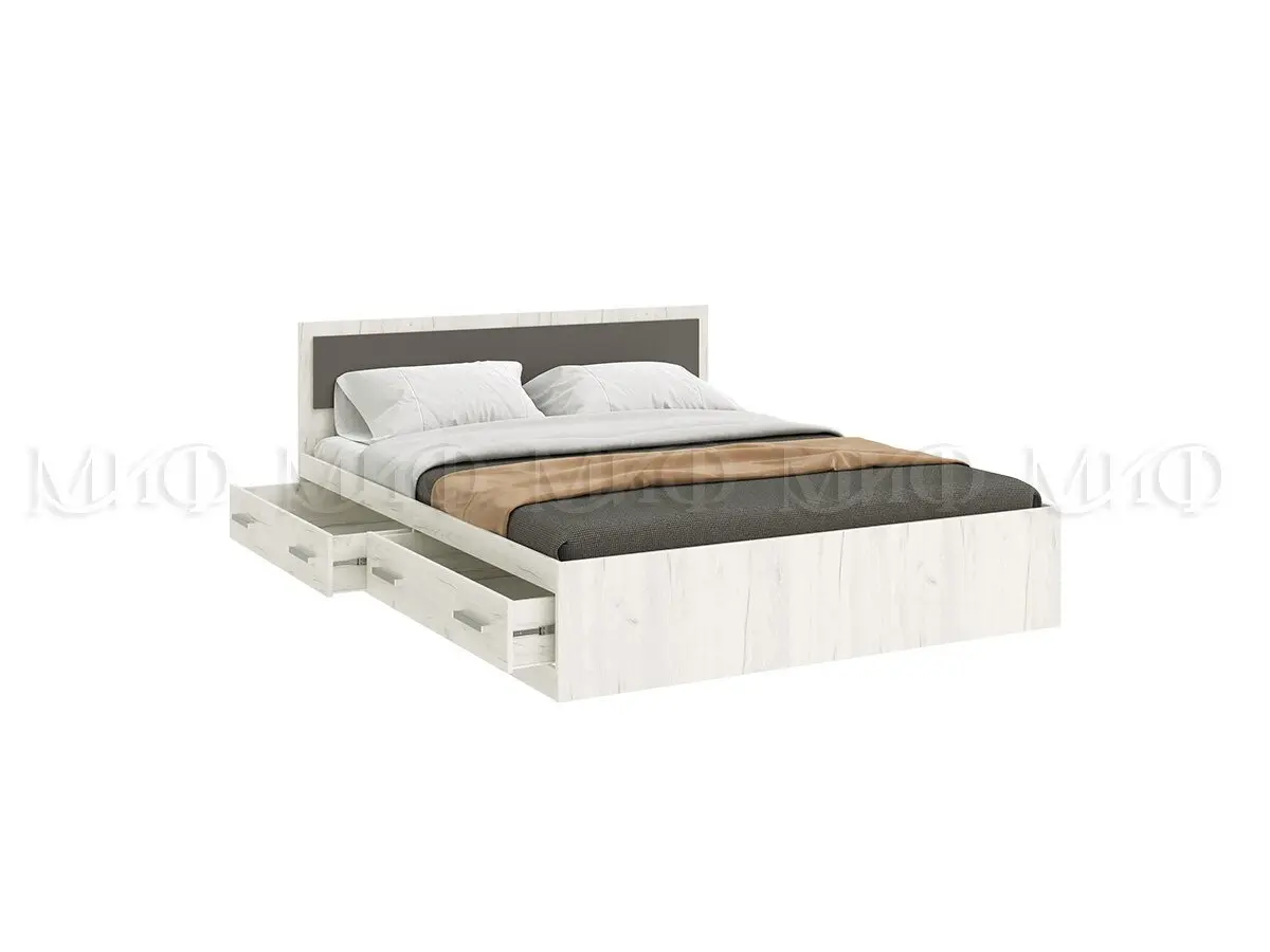 Фиеста NEW Кровать 1,6м с ящиками фото 2
