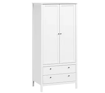 Шкаф Ева (Хельга) SZF2D2S/90 белый фото 4