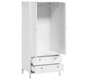 Шкаф Ева (Хельга) SZF2D2S/90 белый фото 5
